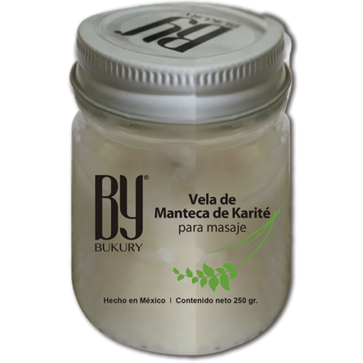 Vela de Manteca de Karite para Masaje